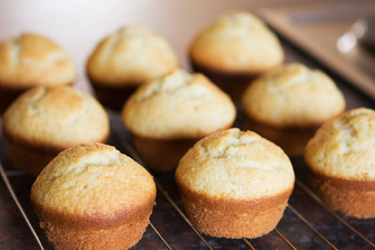 Muffins (from Better Baking Mix) ready to eat