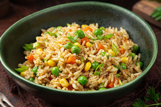 Arroz con verduras al microondas - 7 Días de Sabor