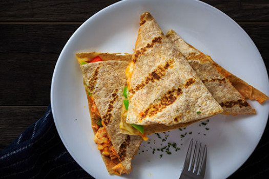 Veggie Quesadillas on a plate