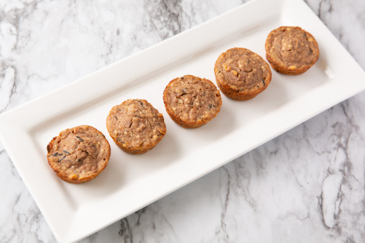 Wild Rice Muffins on a serving plate