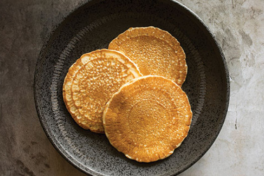 Light as a Feather Whole Wheat Pancakes on a plate