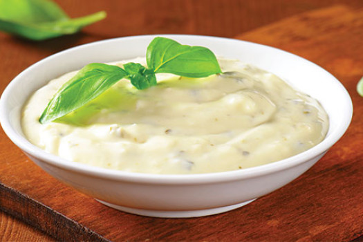 Low Fat Creamy Dressing in a bowl