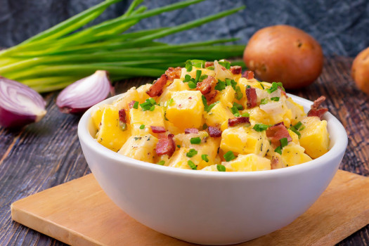 Quick and Easy Baked Potato Salad