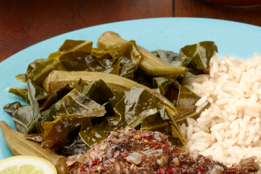 Okra and Greens