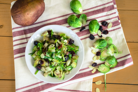 The Perfect "Pear" and Brussels Sprout Salad