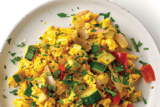 image of zucchini recipe on a plate