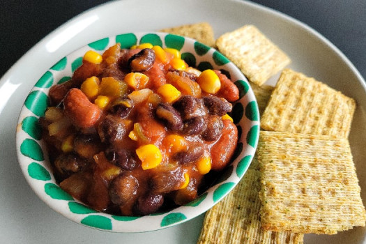 Image of Cowboy Caviar Bean Salsa Recipe in a bowl