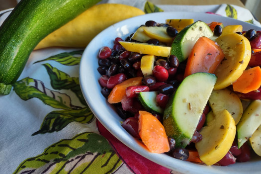 Image of Rainbow Veggie Salad recipe in a bowl