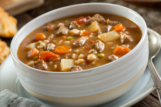 Image of Slow Cooker Hamburger Stew recipe in a bowl