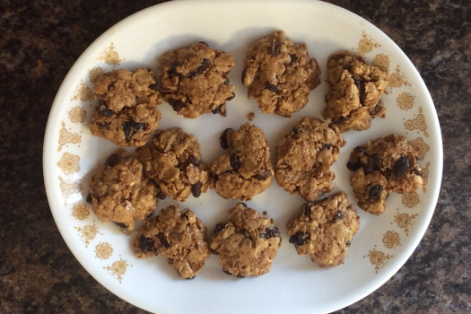 Image of No Bake Breakfast Cookies recipe on a plate