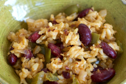 Image of Red Beans and Rice recipe in a bowl