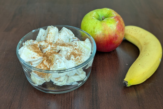 Image of Yogurt Fruit Salad recipe in a bowl.