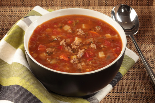 Image of Ground Beef Stew Recipe in a bowl