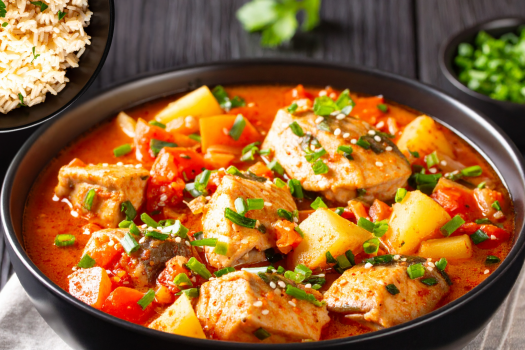 Image of Catfish Stew and Rice recipe in a bowl