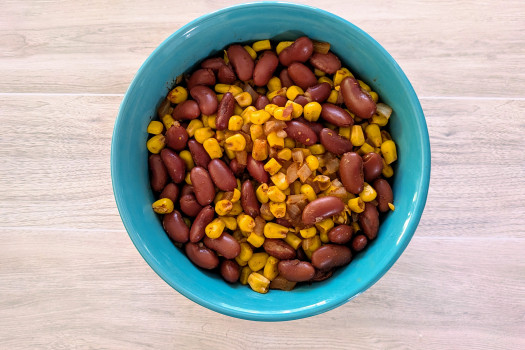 Image of Corn and Bean Medley recipe in a bowl