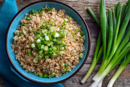 Image of Scallion Rice Recipe in a bowl