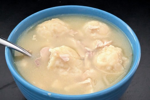 Image of Chicken and Dumplings Recipe in a bowl