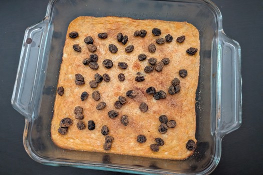 Image of Sweet Potato Custard recipe in a pan.