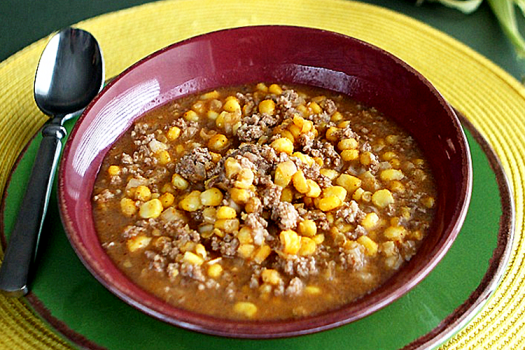 a bowl of Corn Soup