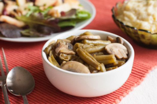 Green Bean Sauté in a bowl