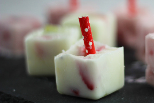 Strawberry Kiwi Yogurt Pops