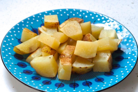 Lemon Potatoes on a plate