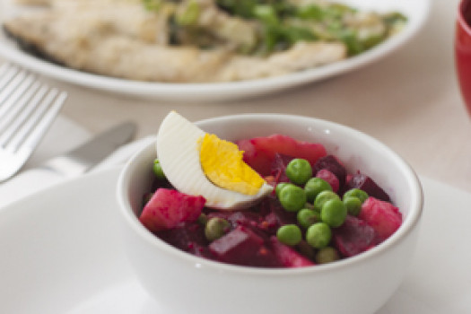 Pink Party Salad in a bowl