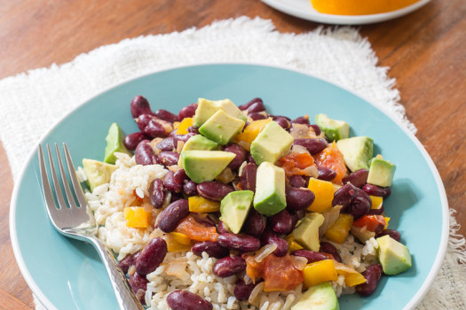 Red Beans and Rice on a plate