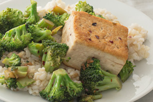 Tofu with Broccoli 