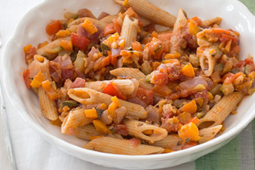 Vegetable Stroganoff in a bowl