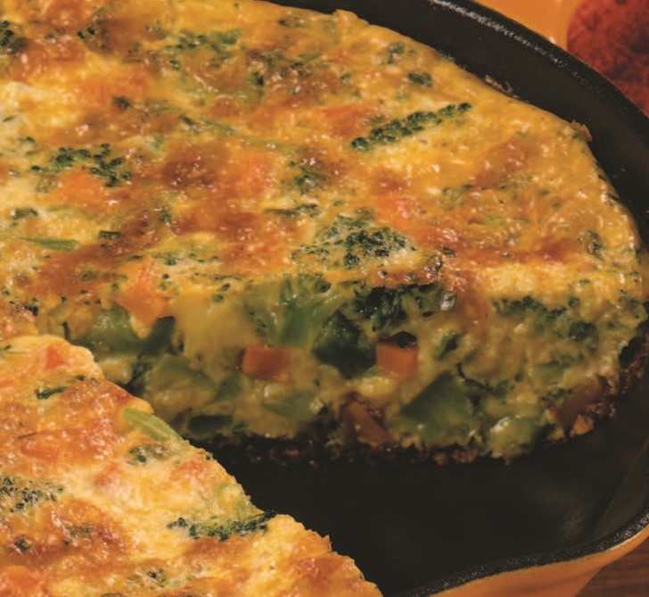 Broccoli-Cheddar Frittata