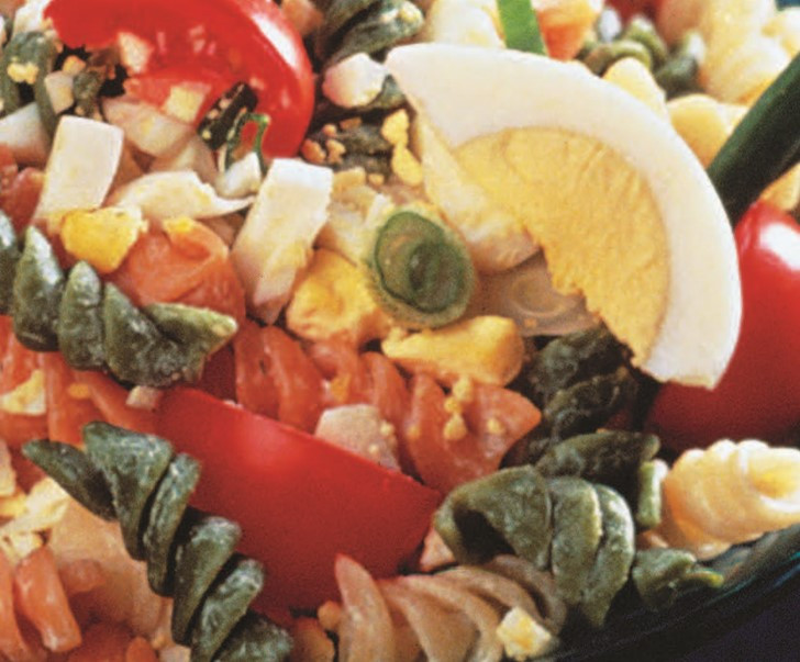 Pasta Salad with Herb Vinaigrette ready to eat