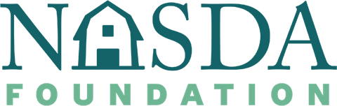 text logo for the National Association Of State Departments Of Agriculture Foundation