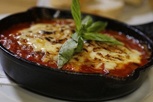 Skillet Lasagna in a skillet