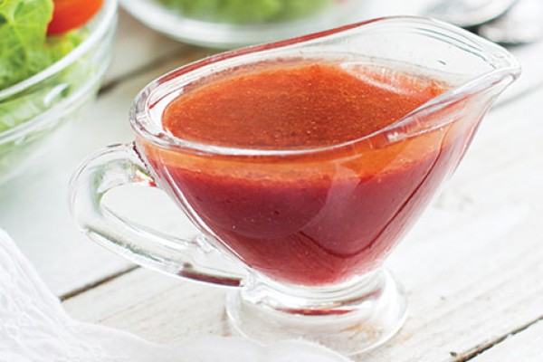 Low Calorie Dressing in a bowl