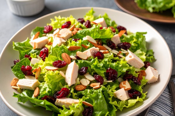 Image of Chicken and Cranberry Salad on a plate