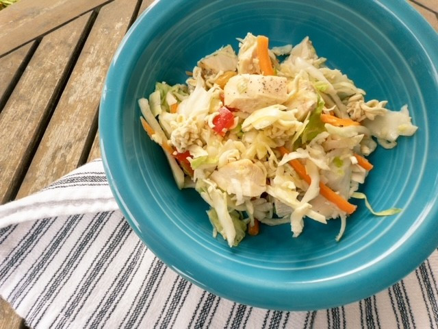 Chicken Salad with Ramen Noodles
