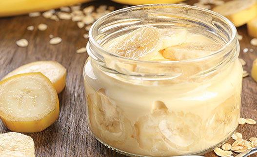Banana pudding ready to eat