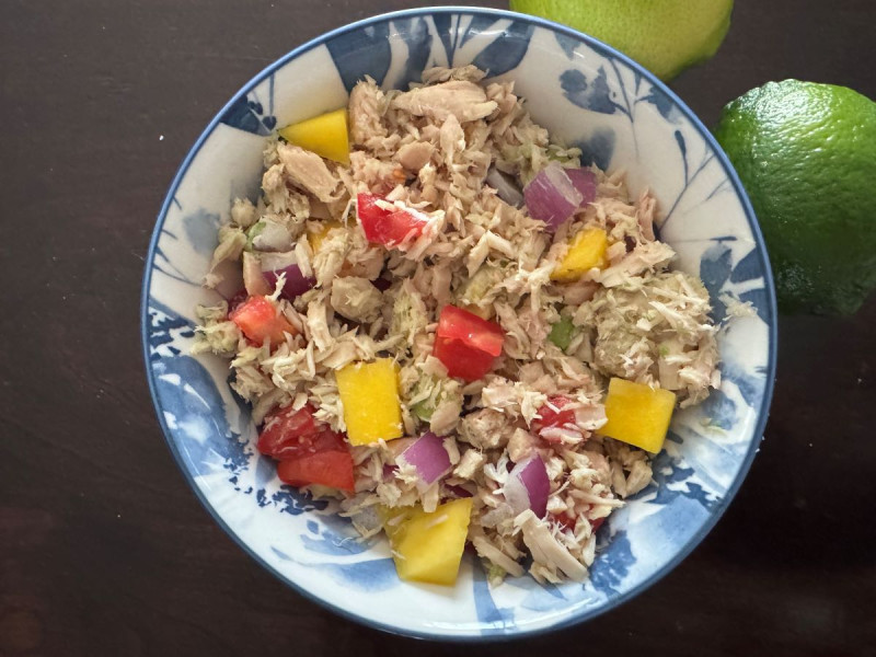 Image of Sanchico Tuna Salad recipe in a bowl