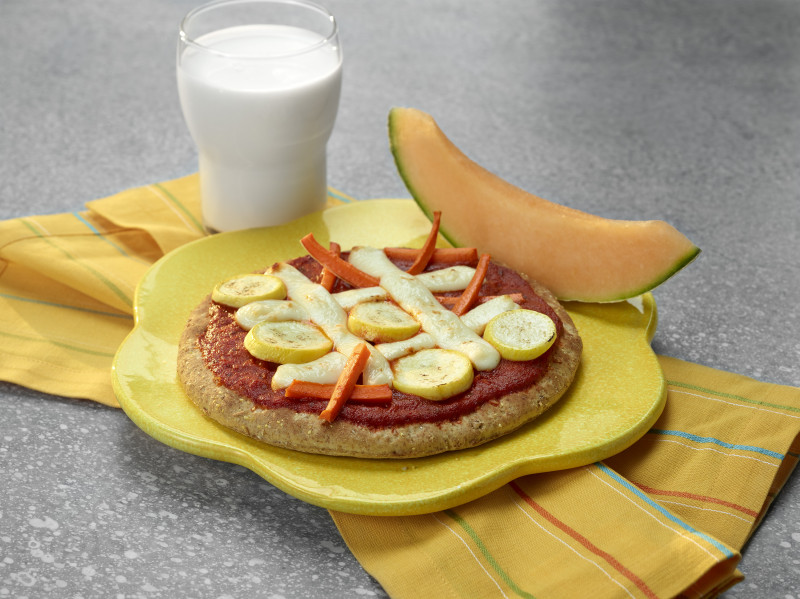 Tic Tac Toe Veggie Pizza