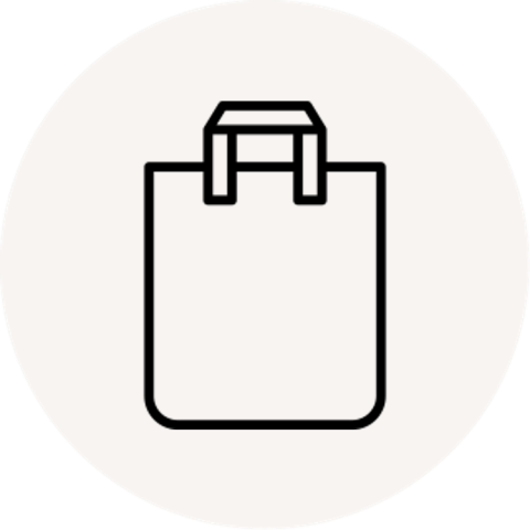 icon of a shopping bag