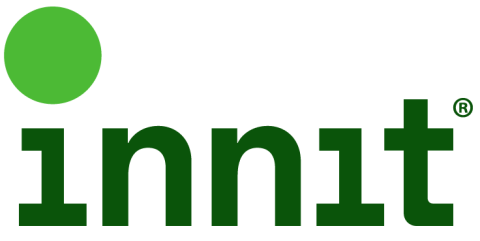 text logo for the Innit International Company