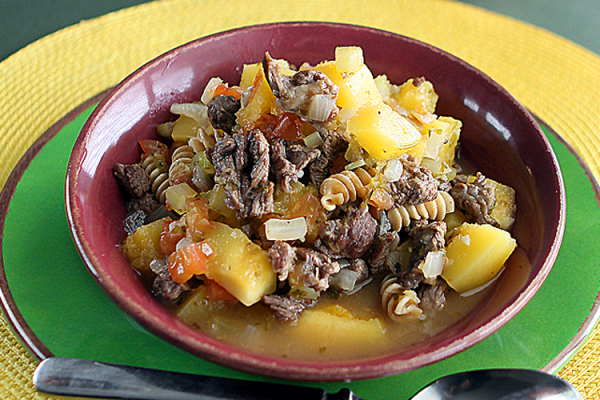 bowl of Hearty Beef Soup