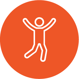 icon of an active person
