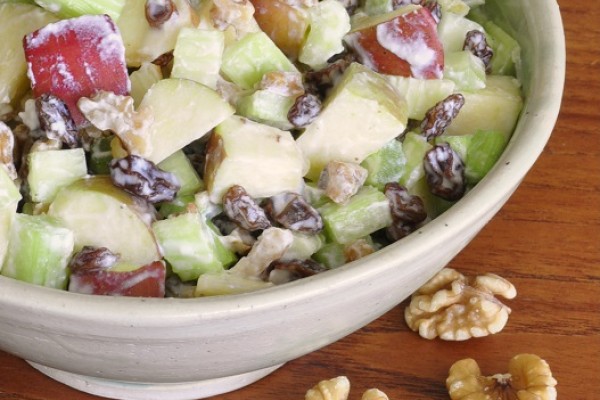 Waldorf Salad in a bowl