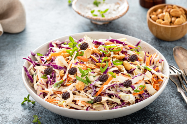 Image of Confetti Slaw recipe in a bowl.