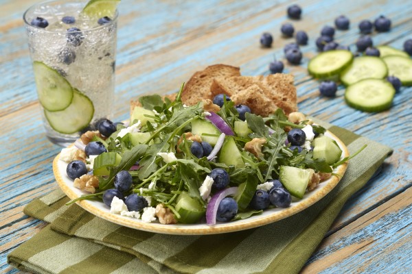 Cucumber Blueberry Salad