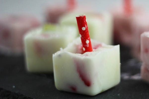 Strawberry Kiwi Yogurt Pops