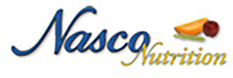 text logo for the Nasco Nutrition Company